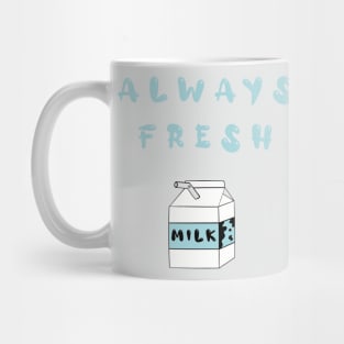 Always Fresh Milk Carton Mug